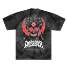 Red Moon Skull Dye Tee