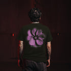 Forest Green Faded Flower Tee