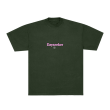 Forest Green Faded Flower Tee