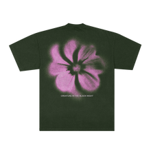 Forest Green Faded Flower Tee