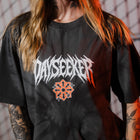 Red Moon Skull Dye Tee