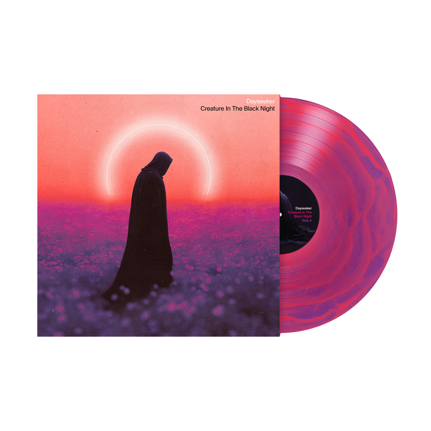 Creature In The Black Night Vinyl - Pink/Purple Marble